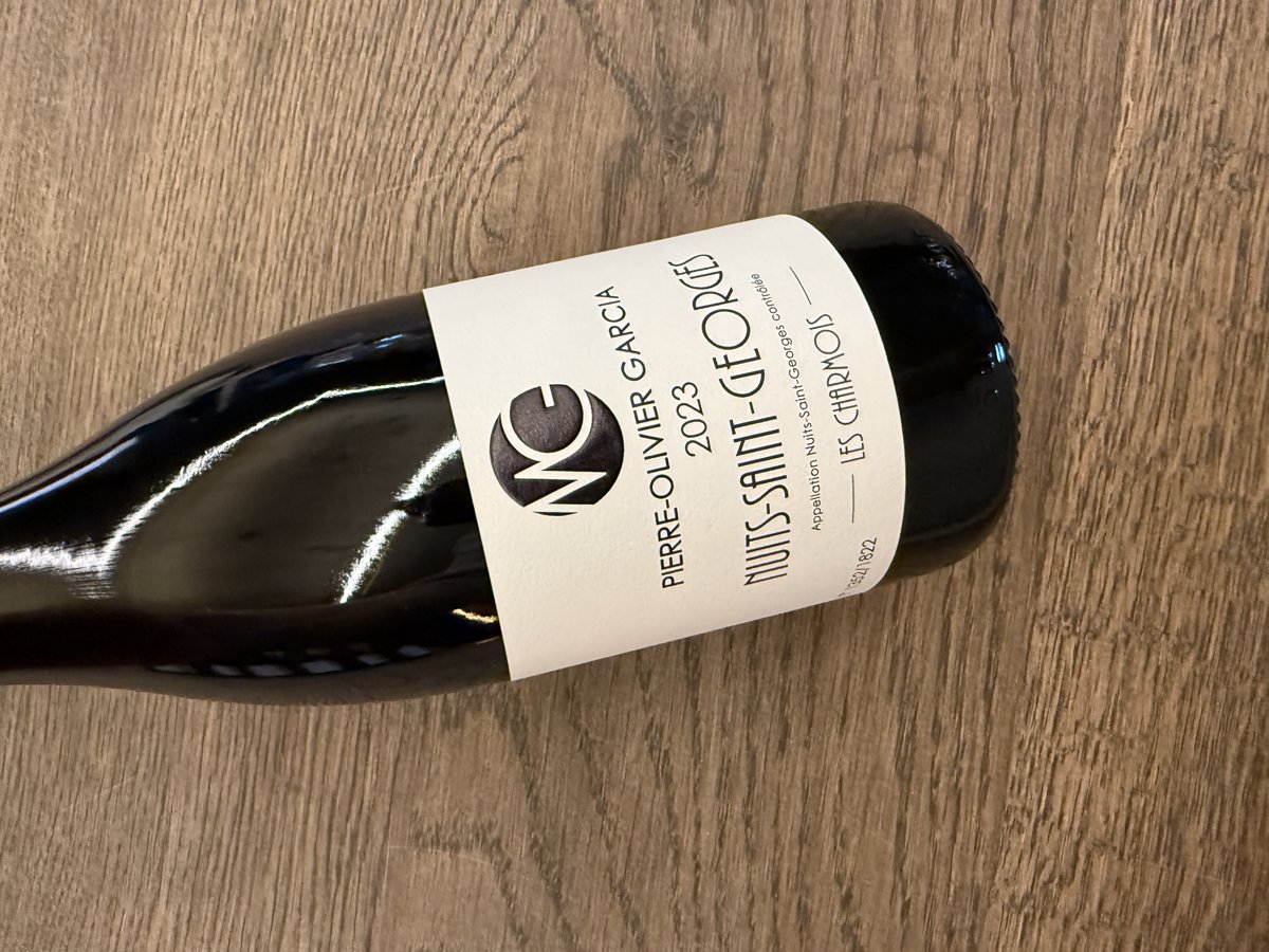 PIERRE OLIVIER GARCIA NUITS SAINT GEORGES LES CHARMOIS 2023